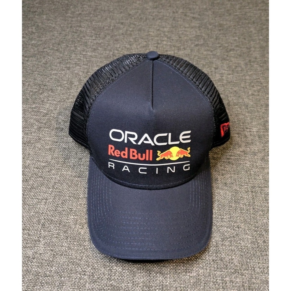 New Era x Oracle Red Bull Racing F1 Snapback Trucker Hat Cap Navy One Size